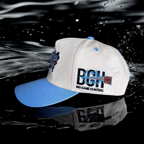 Big Game Hunters Blue Eyes Demise A-frame Snapback Hat - Picture 6 of 8